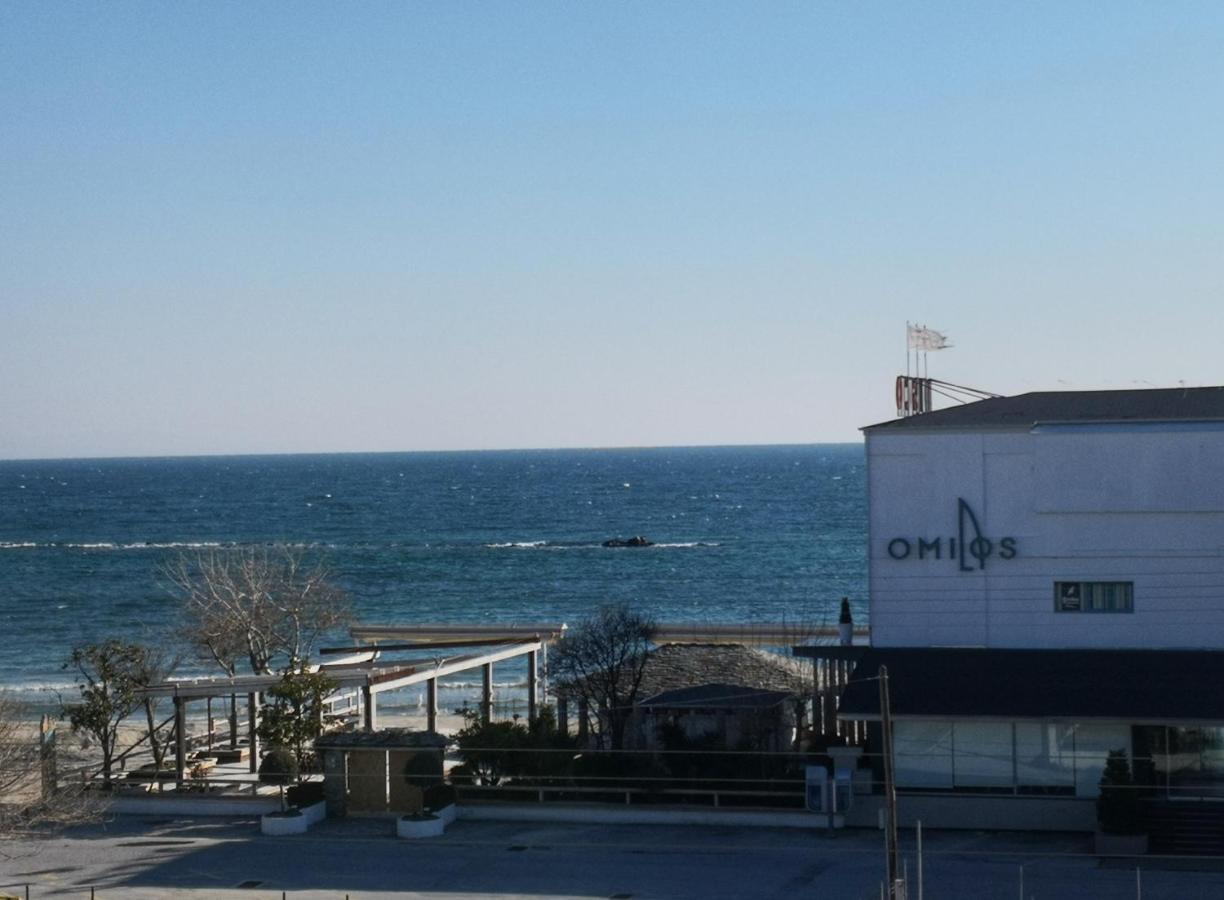 Cozy Sea View Apartment In Paralia Exterior foto
