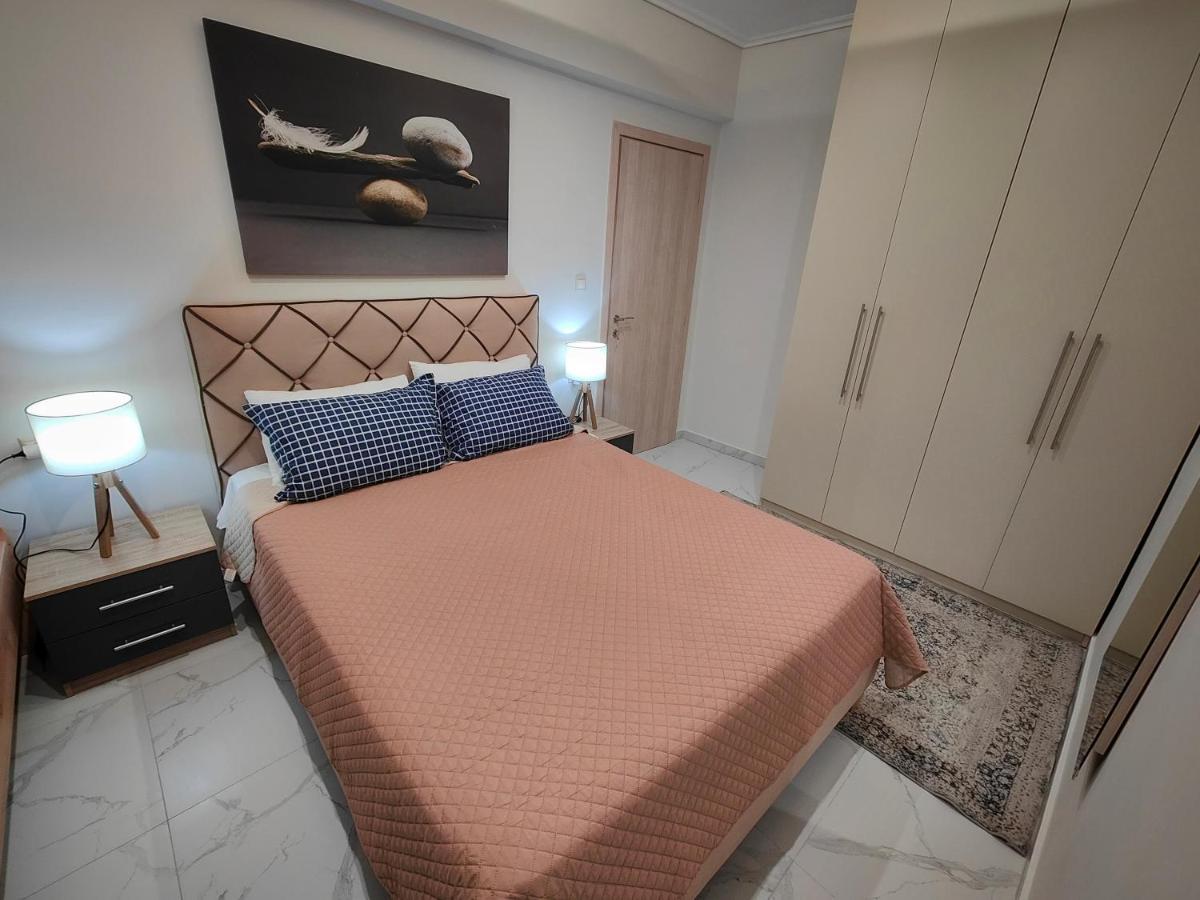 Cozy Sea View Apartment In Paralia Exterior foto