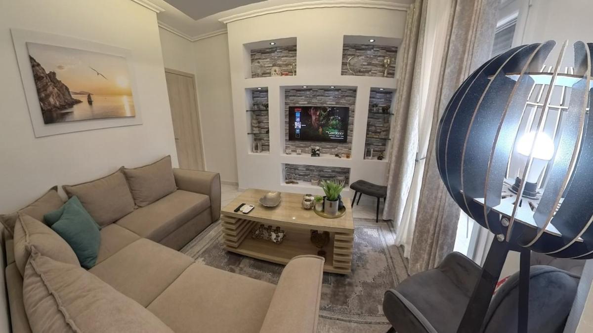 Cozy Sea View Apartment In Paralia Exterior foto